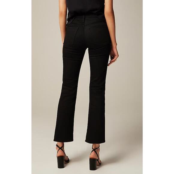 J. Crew Mid-rise kickout jean black size 33 - Picture 2 of 5